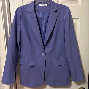 Cicy Bell Gorgeous Purple Blazer for Women